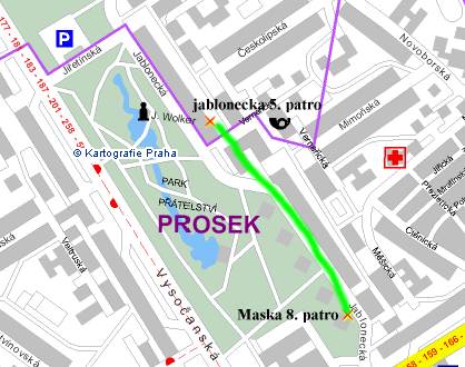 Spoj jablonecka <> maska