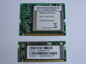 Atheros miniPCI 5006x a DCMA-51 4092783